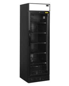 NordCap Glastürkühlschrank KU 385 G-CP II BLACK
